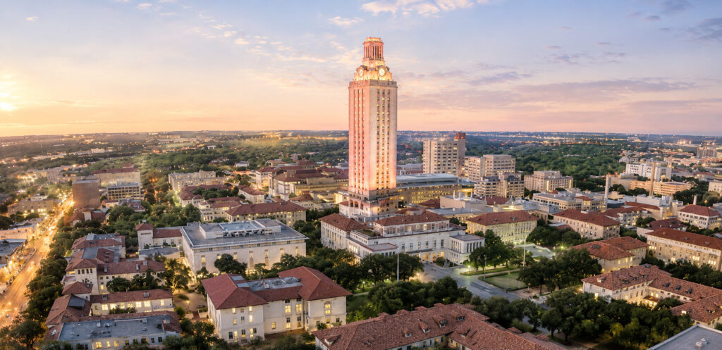 UT Austin aerial view